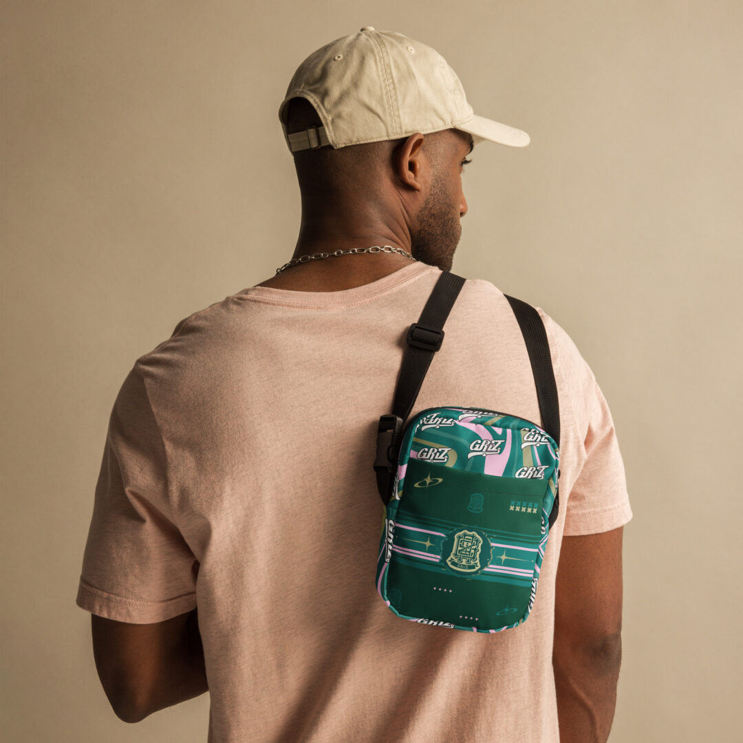 Griz classic pattern Crossbody Bag | Premium utility bag edm festivals - Image 10