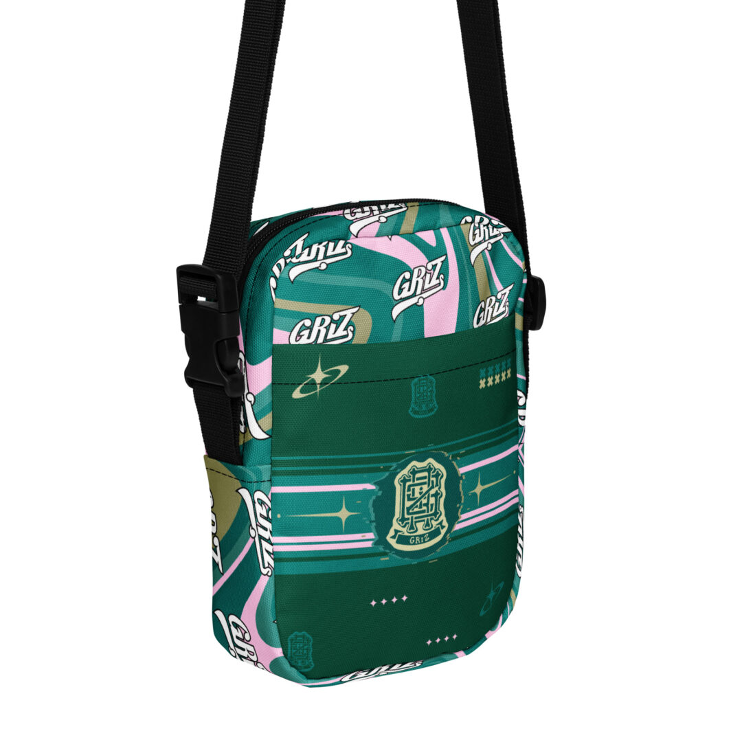 Griz classic pattern Crossbody Bag | Premium utility bag edm festivals - Image 11