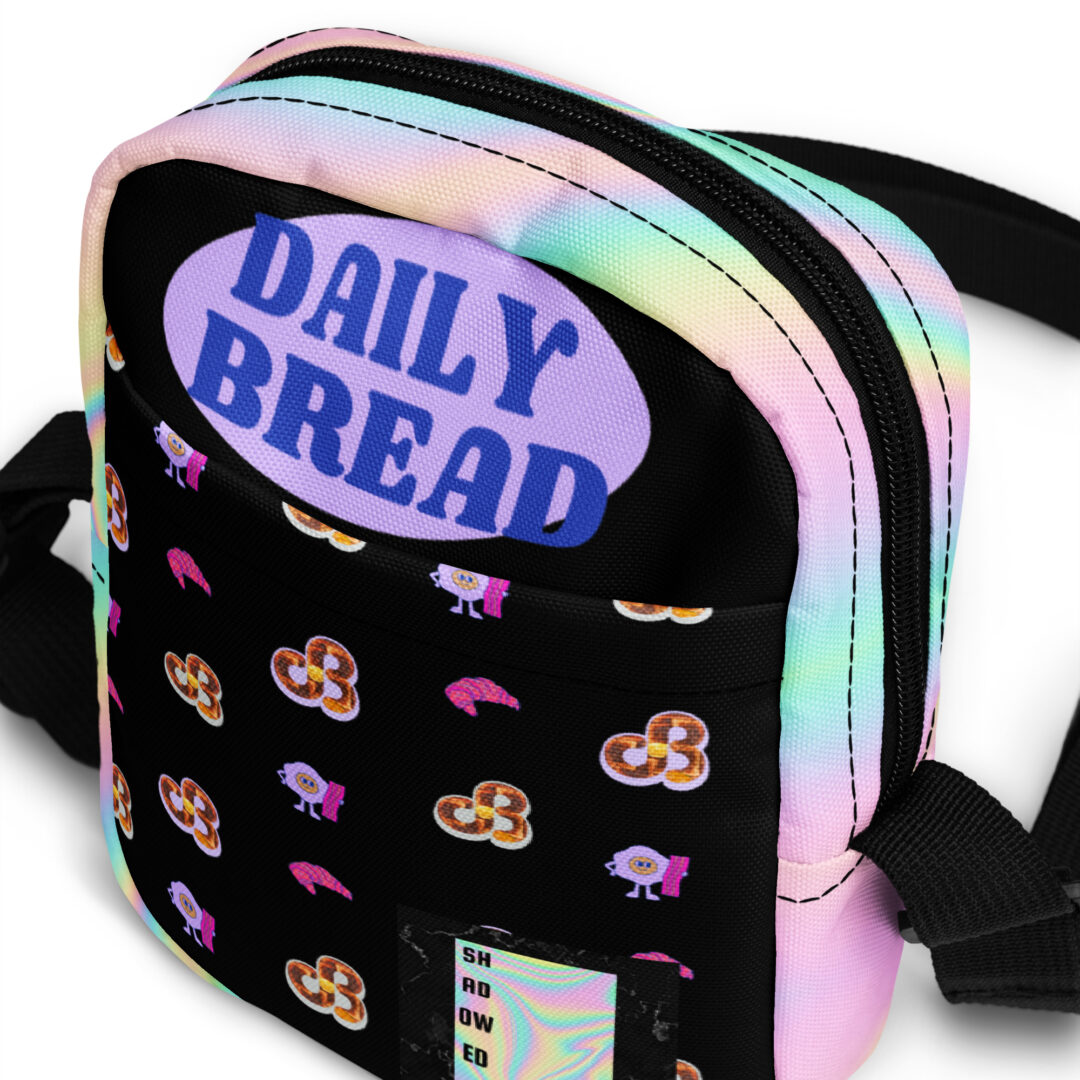 Daily Bread Breakfast Utility Crossbody Bag | Festival Pouch - Image 5