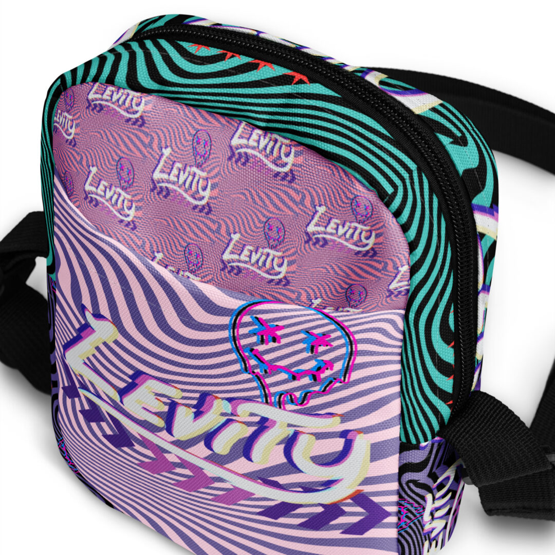 Levity Trippy EDM Utility Crossbody Bag | Excellent Storage Pouch - Image 9