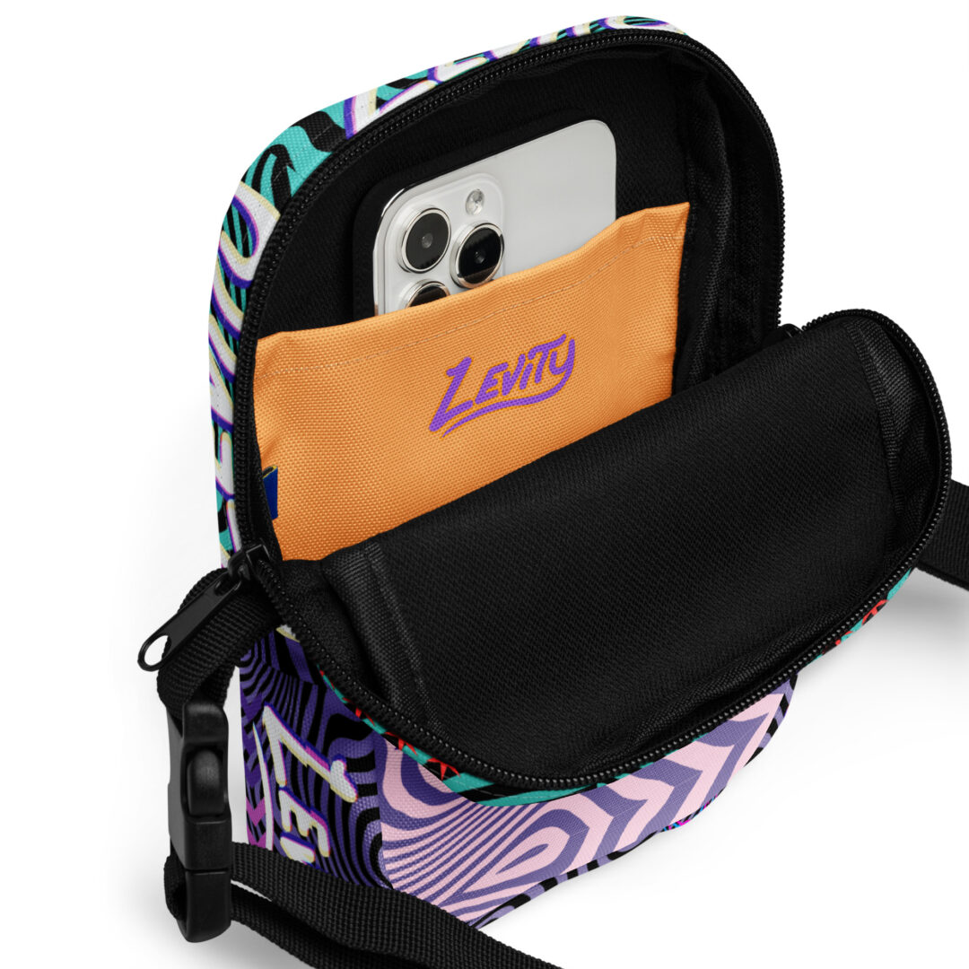 Levity Trippy EDM Utility Crossbody Bag | Excellent Storage Pouch - Image 4