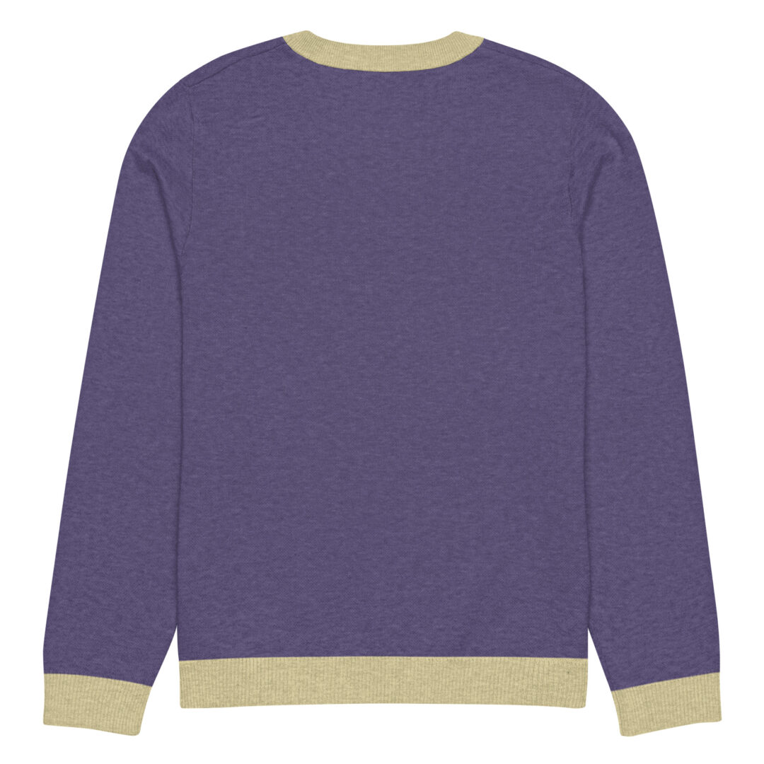 Full Moon Wolf Knitted crew neck sweater | not so ugly sweater - Image 12
