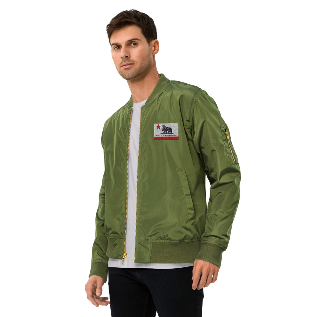 Fallout New California Republic Premium recycled bomber jacket | NCR Two Headed Bear Patch High Quality Durable Jacket - Image 8