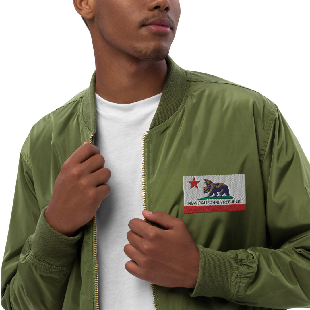 Fallout New California Republic Premium recycled bomber jacket | NCR Two Headed Bear Patch High Quality Durable Jacket - Image 6