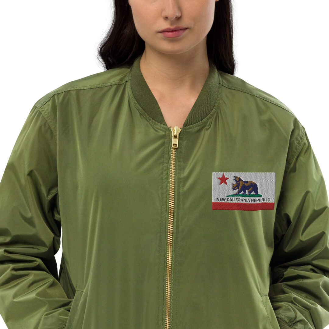 Fallout New California Republic Premium recycled bomber jacket | NCR Two Headed Bear Patch High Quality Durable Jacket - Image 5