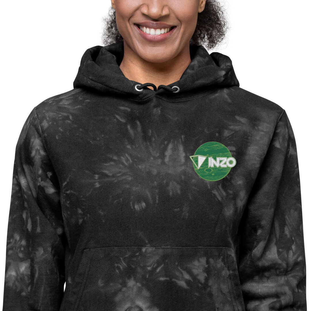 Inzo Higher Dimension Champion tie-dye hoodie alternative festival clothing - Image 4