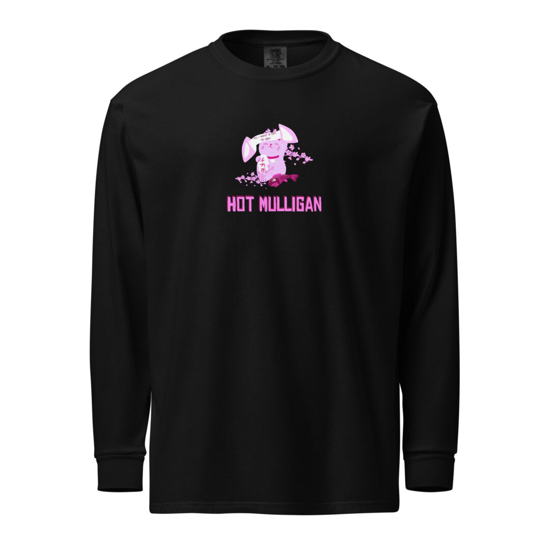 Hot Mulligan Fly Move Fortune Cookie Comfort Colors heavyweight long-sleeve shirt