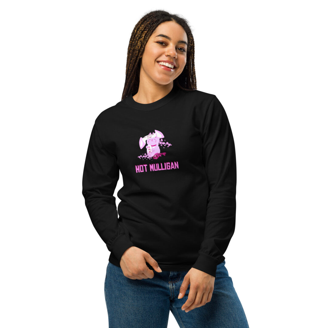 Hot Mulligan Fly Move Fortune Cookie Comfort Colors heavyweight long-sleeve shirt - Image 3