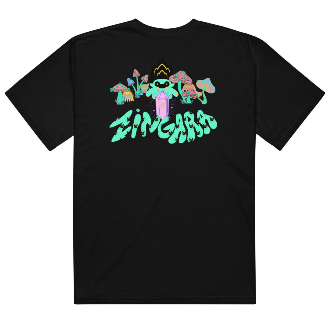 Zingara Trolls Graphic TShirt Trippy Mushroom Cat Print Custom Comfort Colors Shirt EDM - Image 16