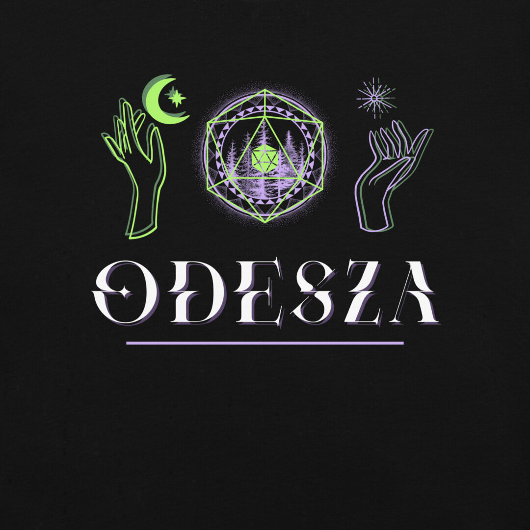 Odesza Esoteric Sun and Moon Comfort Colors T-Shirt - Image 2