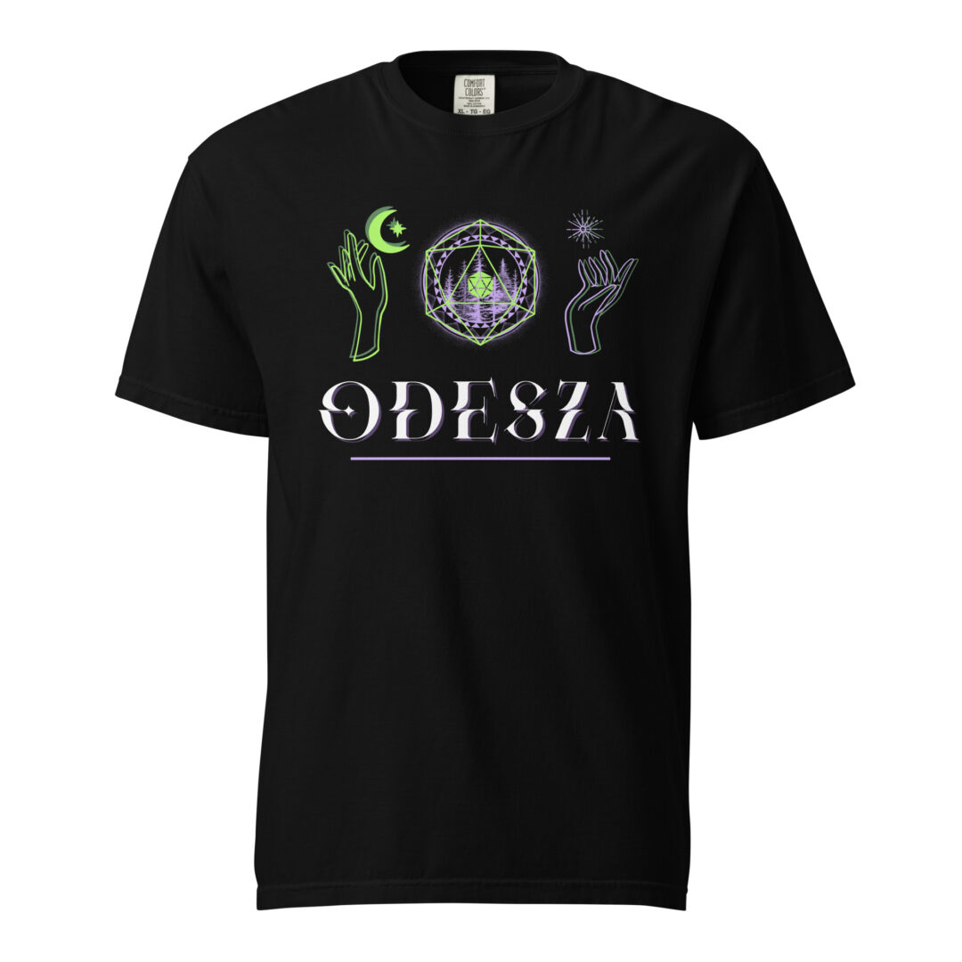 Odesza Esoteric Sun and Moon Comfort Colors T-Shirt - Image 3