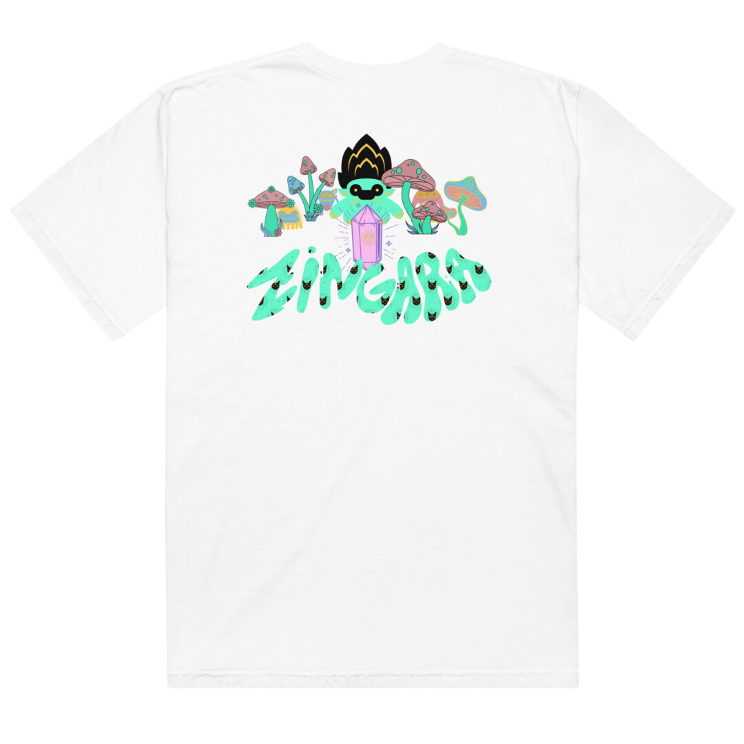 Zingara Trolls Graphic TShirt Trippy Mushroom Cat Print Custom Comfort Colors Shirt EDM - Image 19