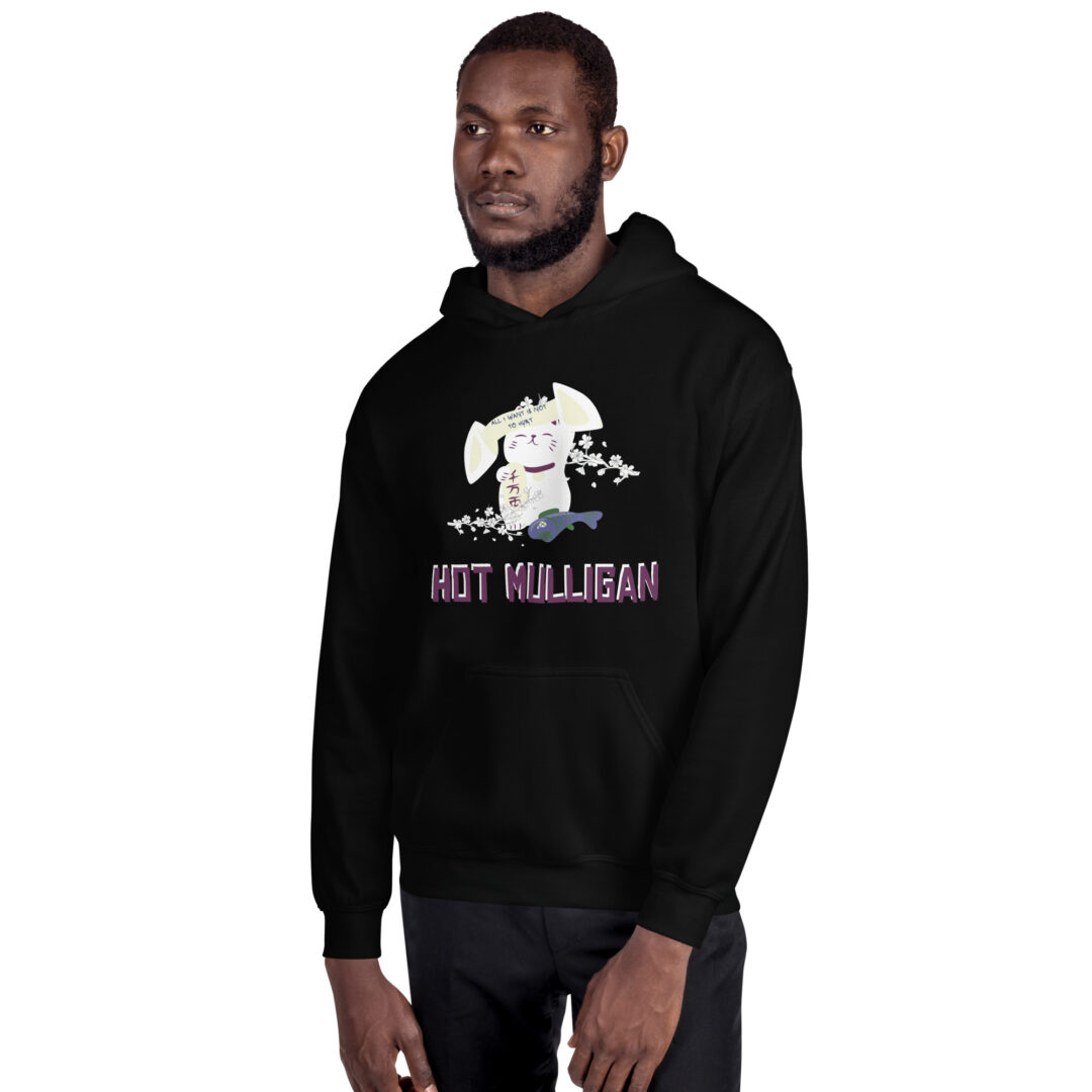 Hot Mulligan Fly Move Hoodie | Black Money Cat | - Image 7