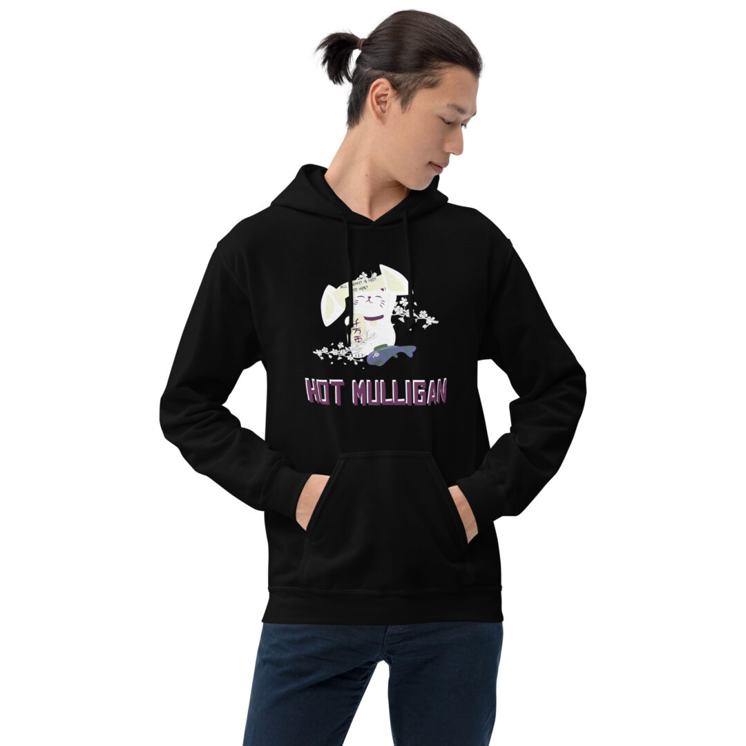 Hot Mulligan Fly Move Hoodie | Black Money Cat | - Image 8