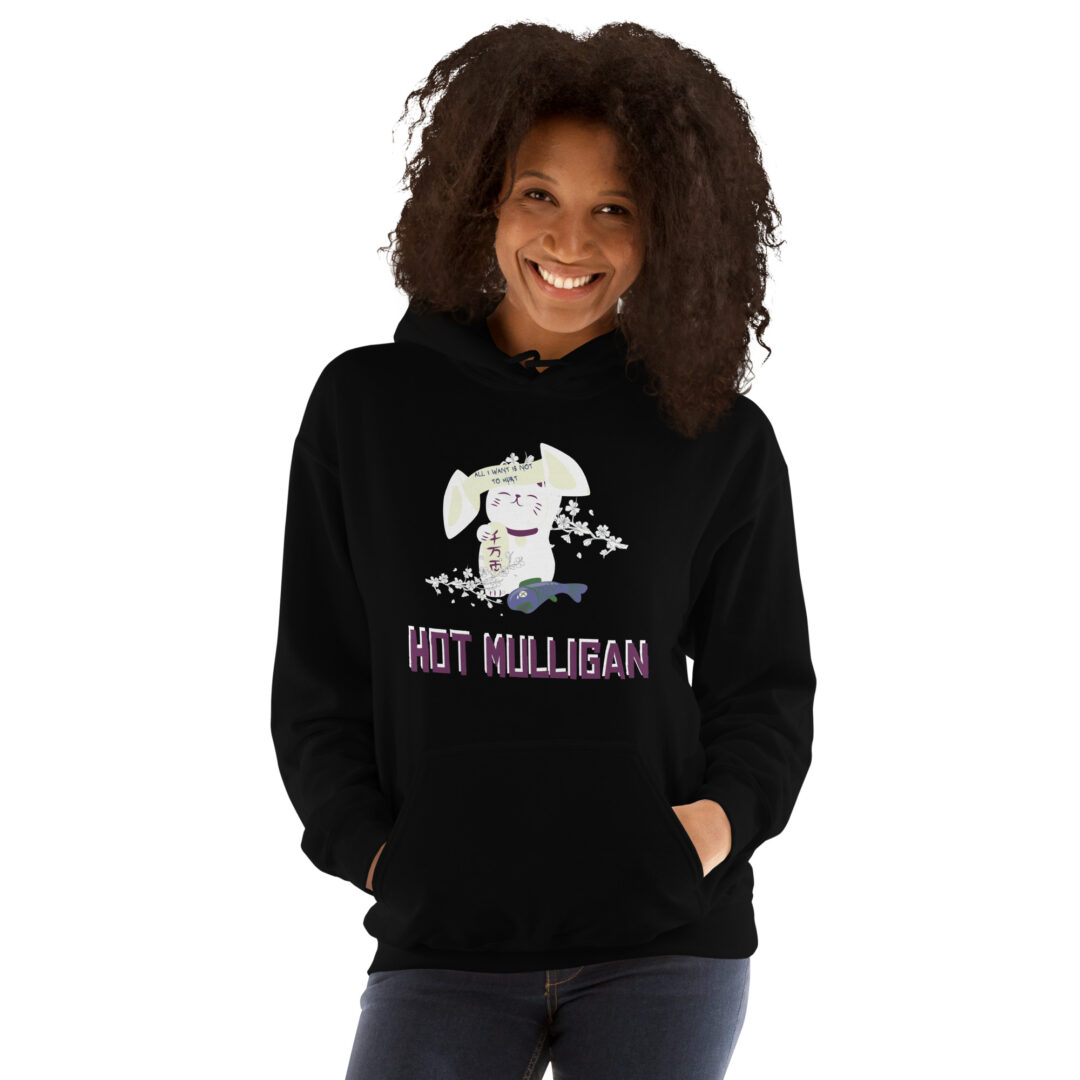 Hot Mulligan Fly Move Hoodie | Black Money Cat | - Image 11