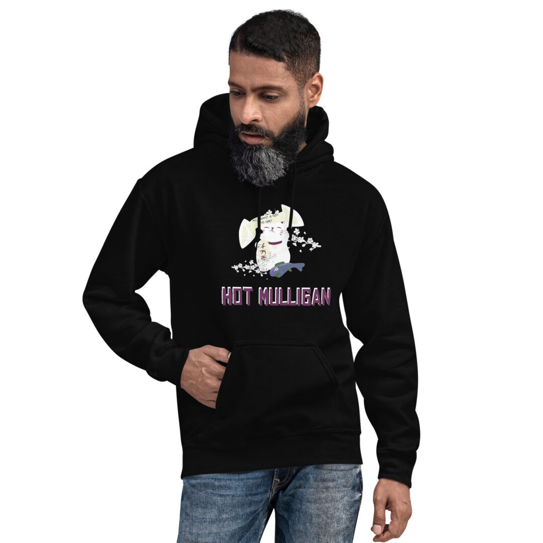 Hot Mulligan Fly Move Hoodie | Black Money Cat | - Image 12