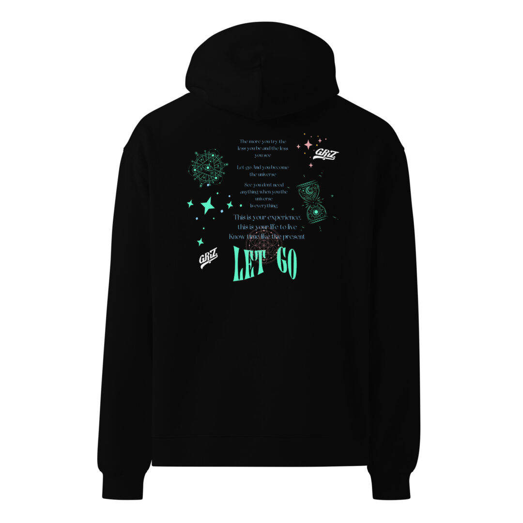 Griz Know Time Like The Present Oversized Hoodie | Maximum Comfort Lyrical Graphic Sweater - Image 2