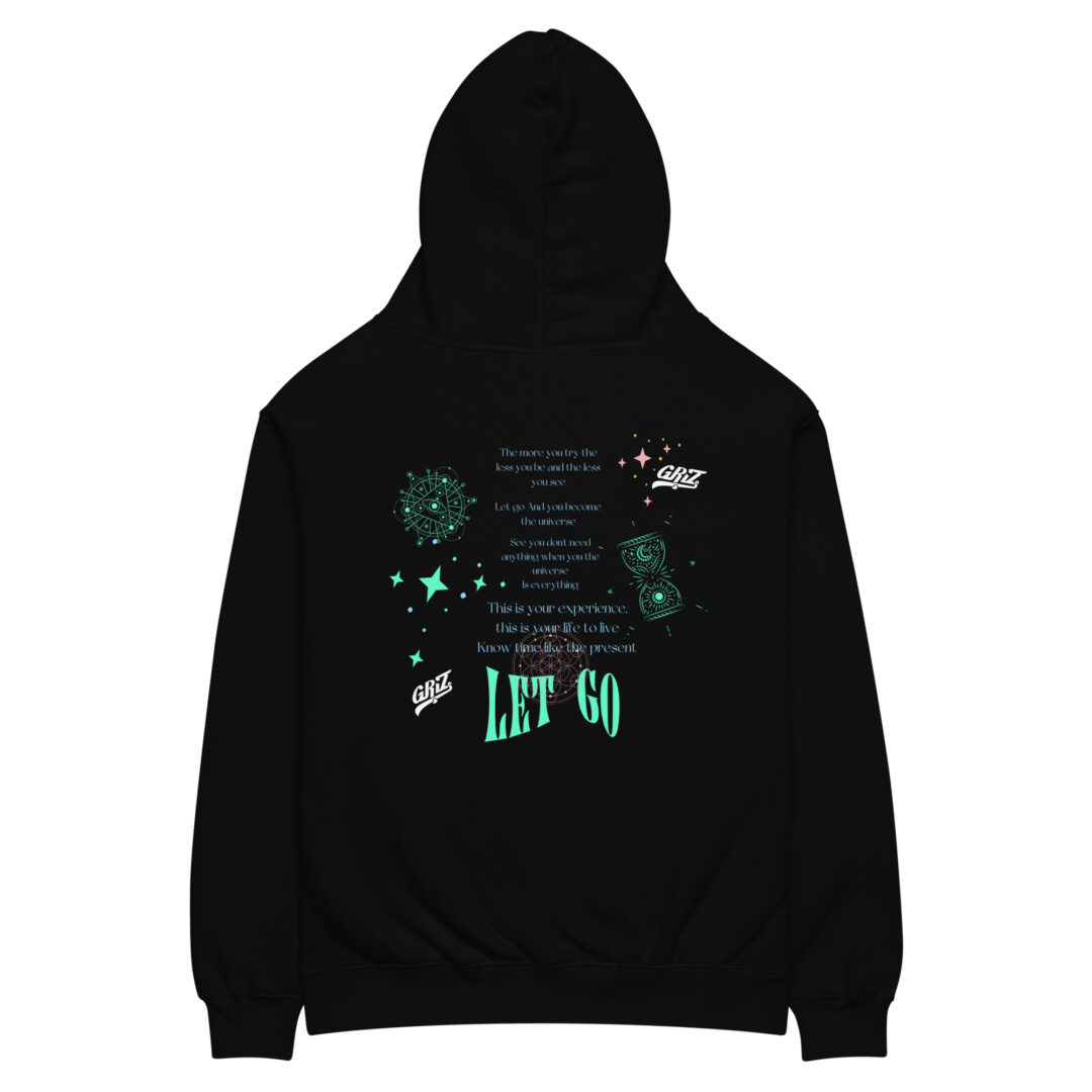 Griz Know Time Like The Present Oversized Hoodie | Maximum Comfort Lyrical Graphic Sweater - Image 14