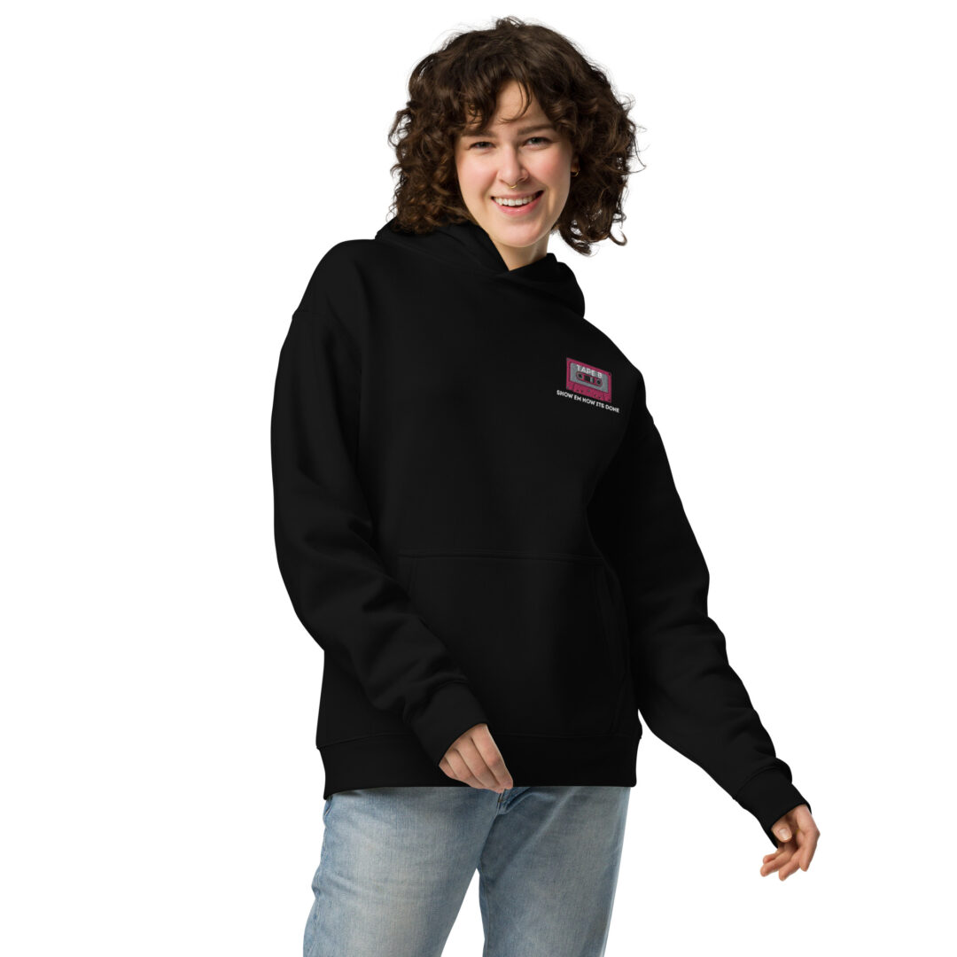 Tape B Custom Embroidery Unisex oversized hoodie | Show em how its done - Image 7