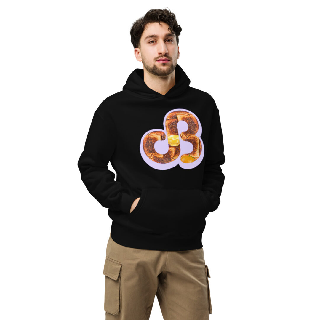 Daily Bread Oversized Hoodie. Toast and Butter Logo - Image 2