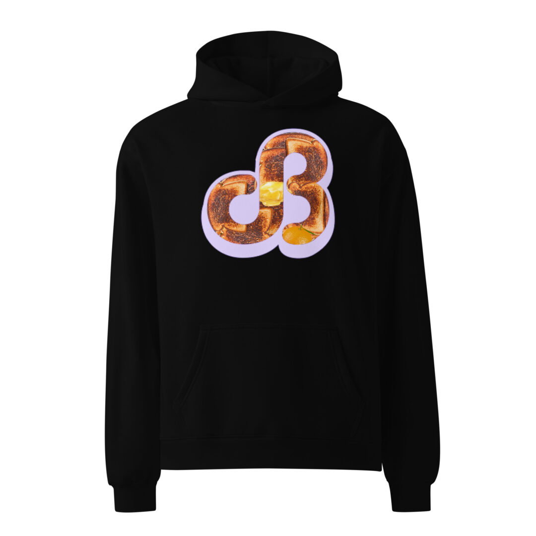 Daily Bread Oversized Hoodie. Toast and Butter Logo - Image 3