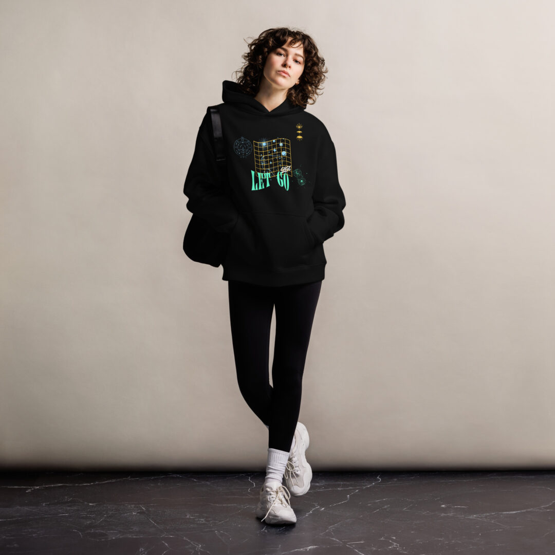 Griz Know Time Like The Present Oversized Hoodie | Maximum Comfort Lyrical Graphic Sweater - Image 8