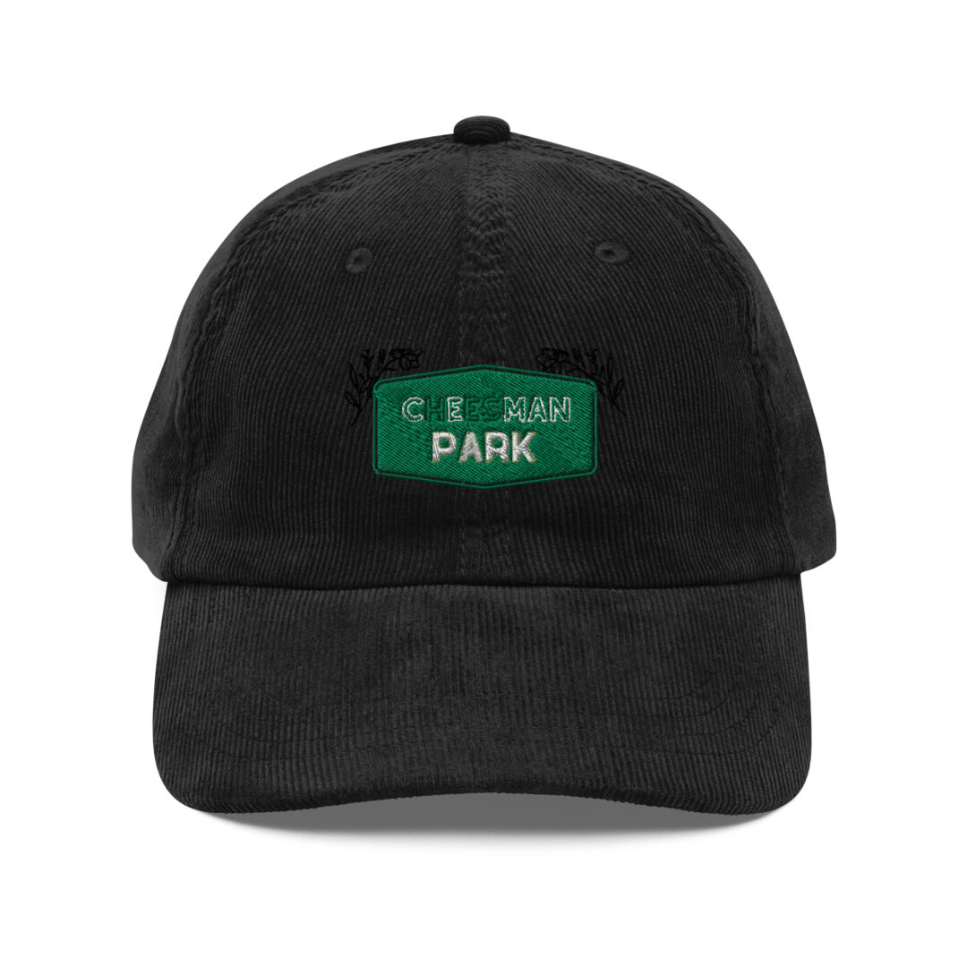 Cheesman Park Custom Embroidery Vintage corduroy cap