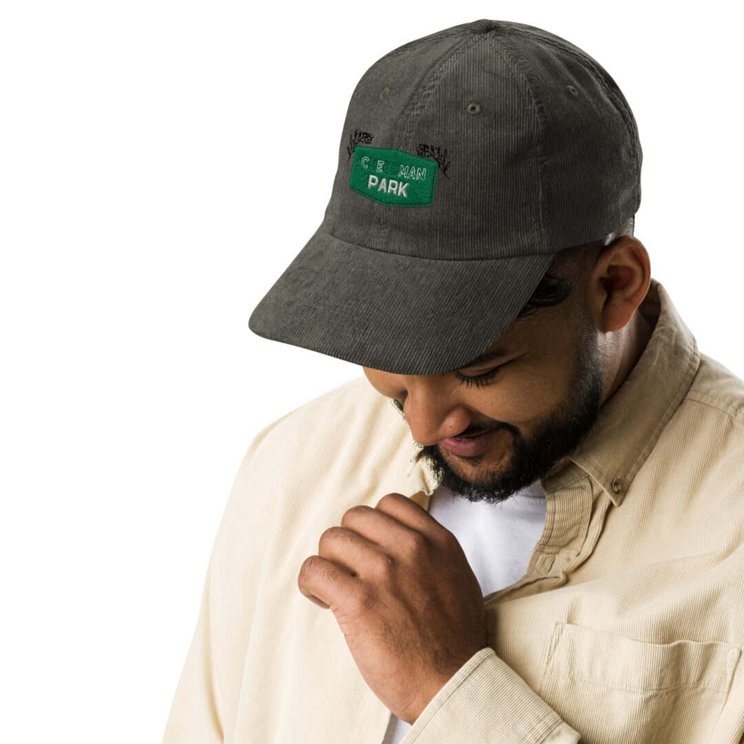 Cheesman Park Custom Embroidery Vintage corduroy cap - Image 5