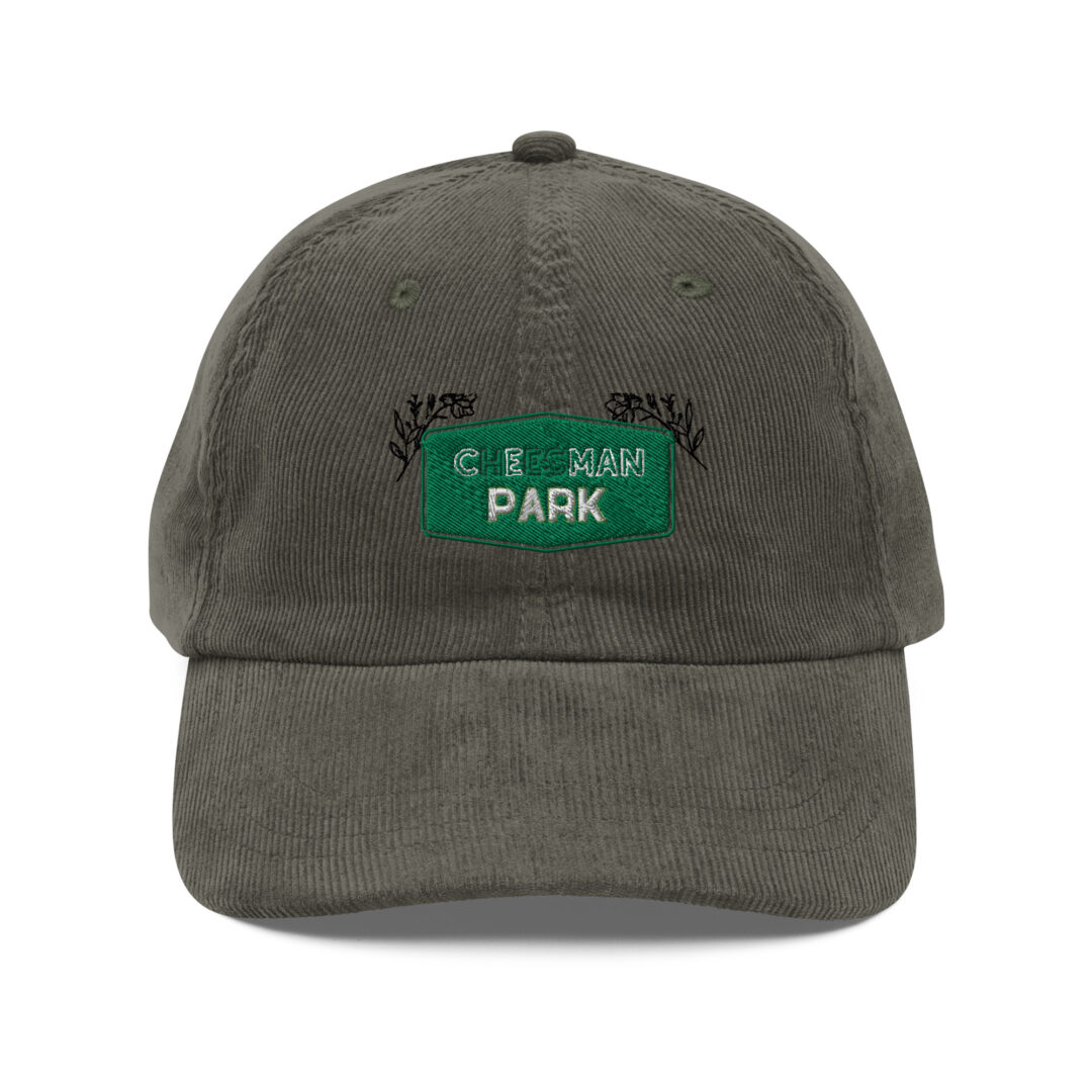 Cheesman Park Custom Embroidery Vintage corduroy cap - Image 10