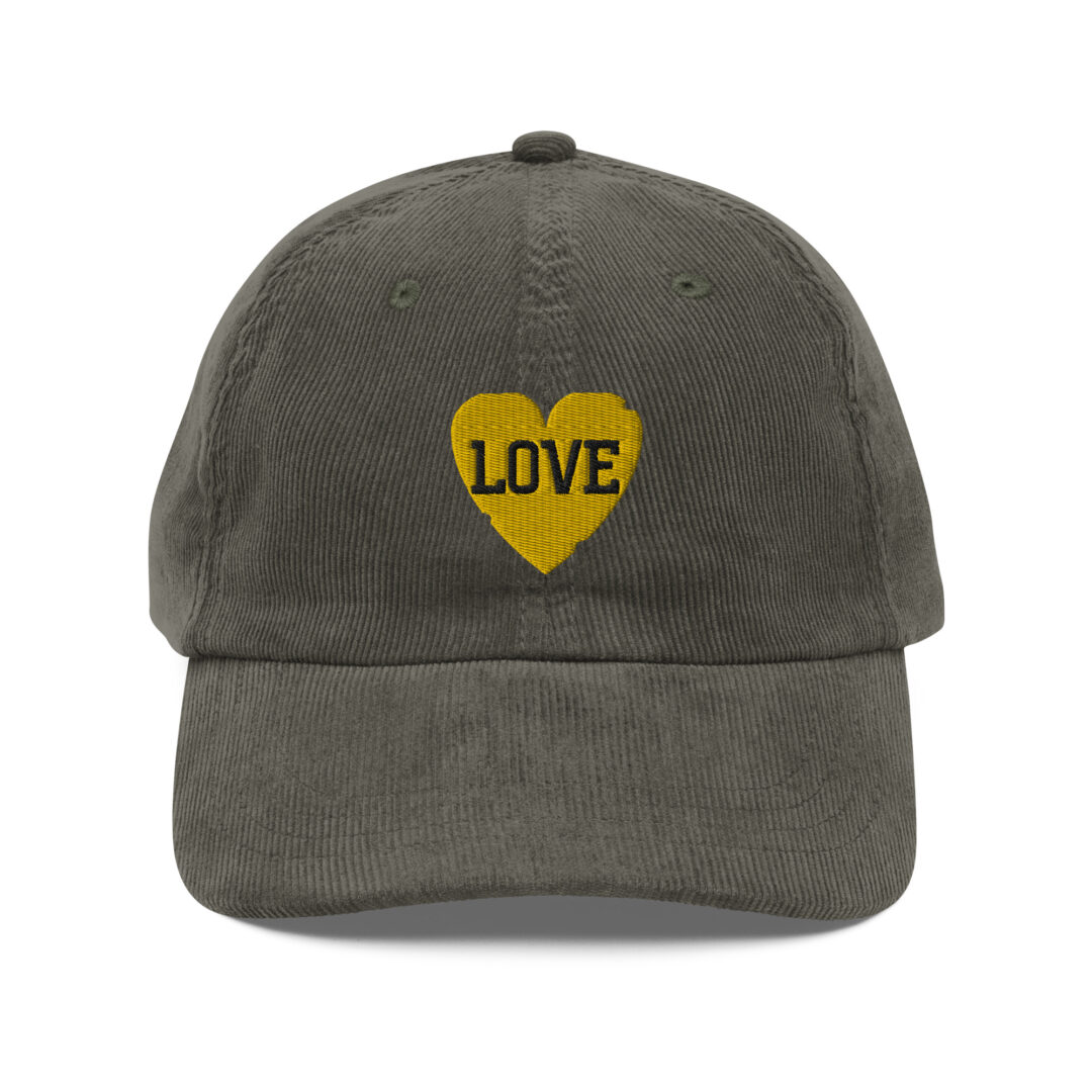 Jordan Love Packers Custom Embroidery Vintage corduroy cap