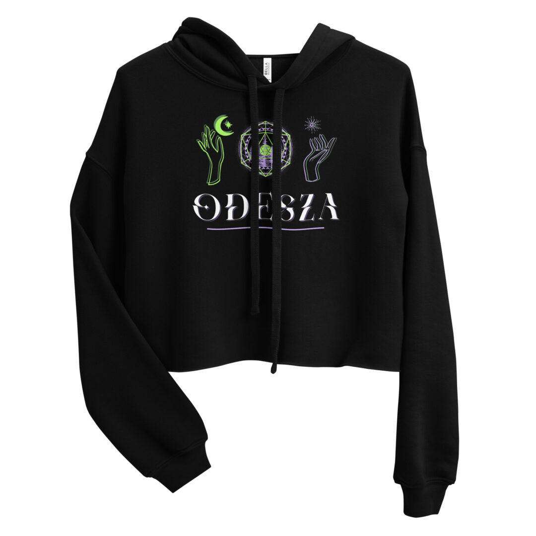 Odesza Sun and Moon | Crop Hoodie - Image 3