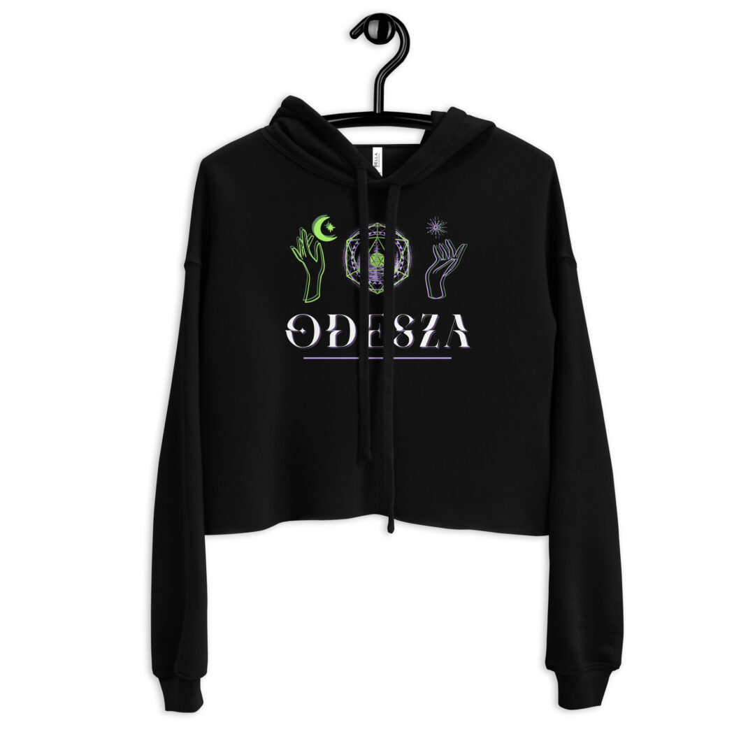 Odesza Sun and Moon | Crop Hoodie - Image 4