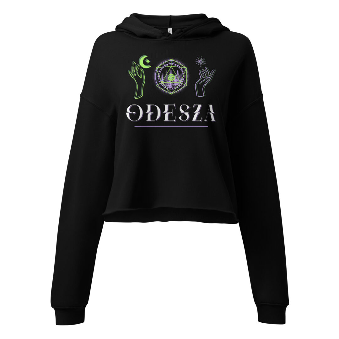 Odesza Sun and Moon | Crop Hoodie - Image 7