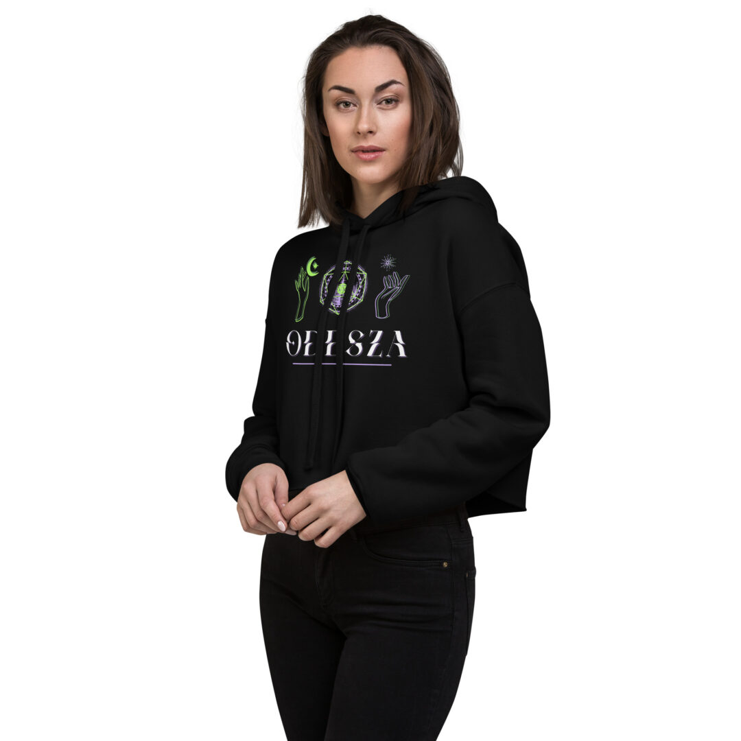 Odesza Sun and Moon | Crop Hoodie - Image 6