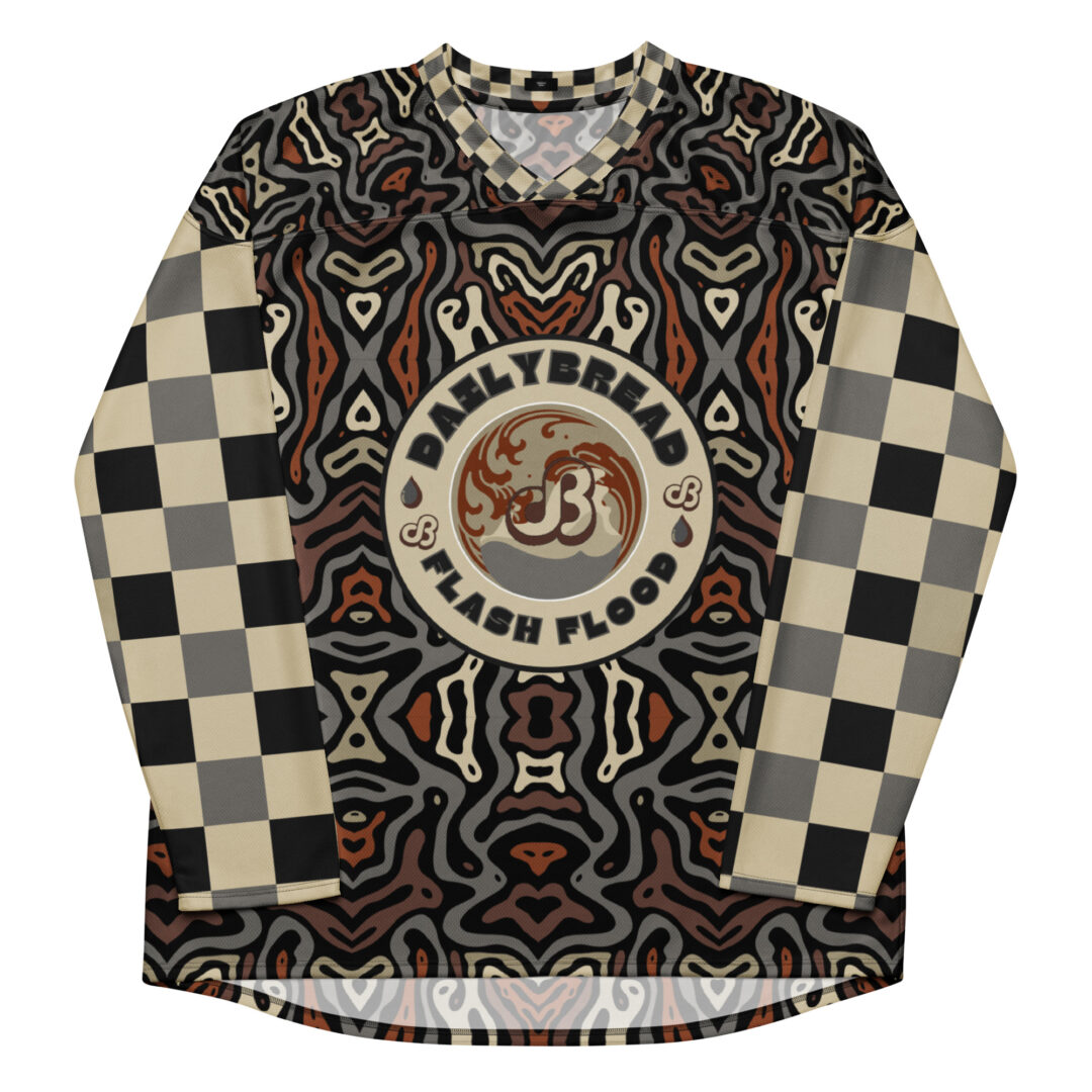 Daily Bread Flash Flood Tour EDM Custom Hockey Jersey - Image 11