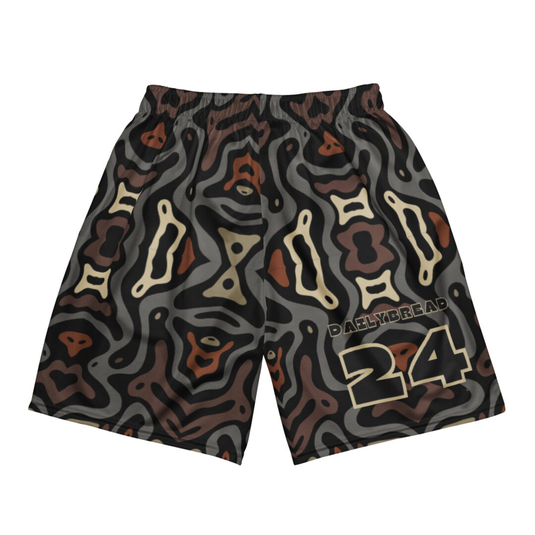 Daily Bread Trippy mesh shorts with pockets - Image 10