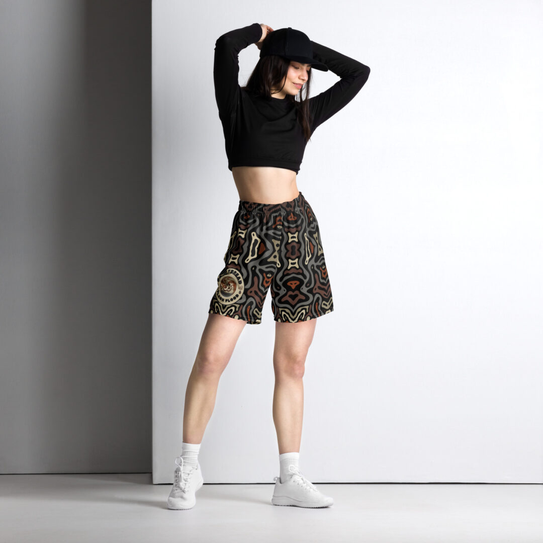 Daily Bread Trippy mesh shorts with pockets - Image 9