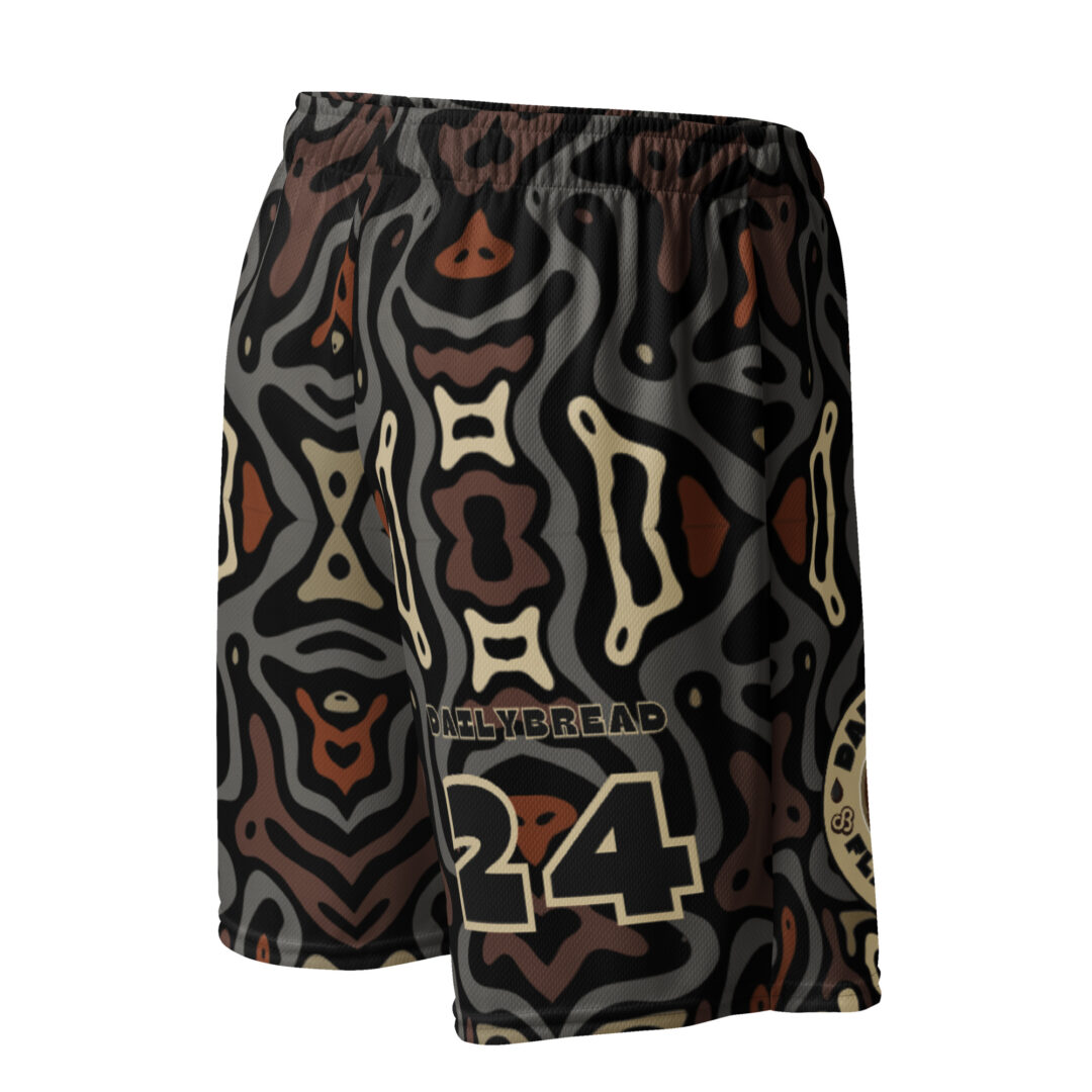 Daily Bread Trippy mesh shorts with pockets - Image 2