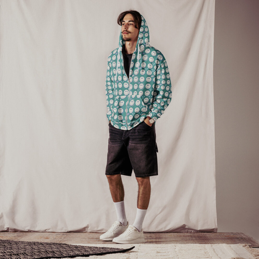 Griz Dipped Dotz Zip Hoodie | EDM Festival Sweater - Image 5