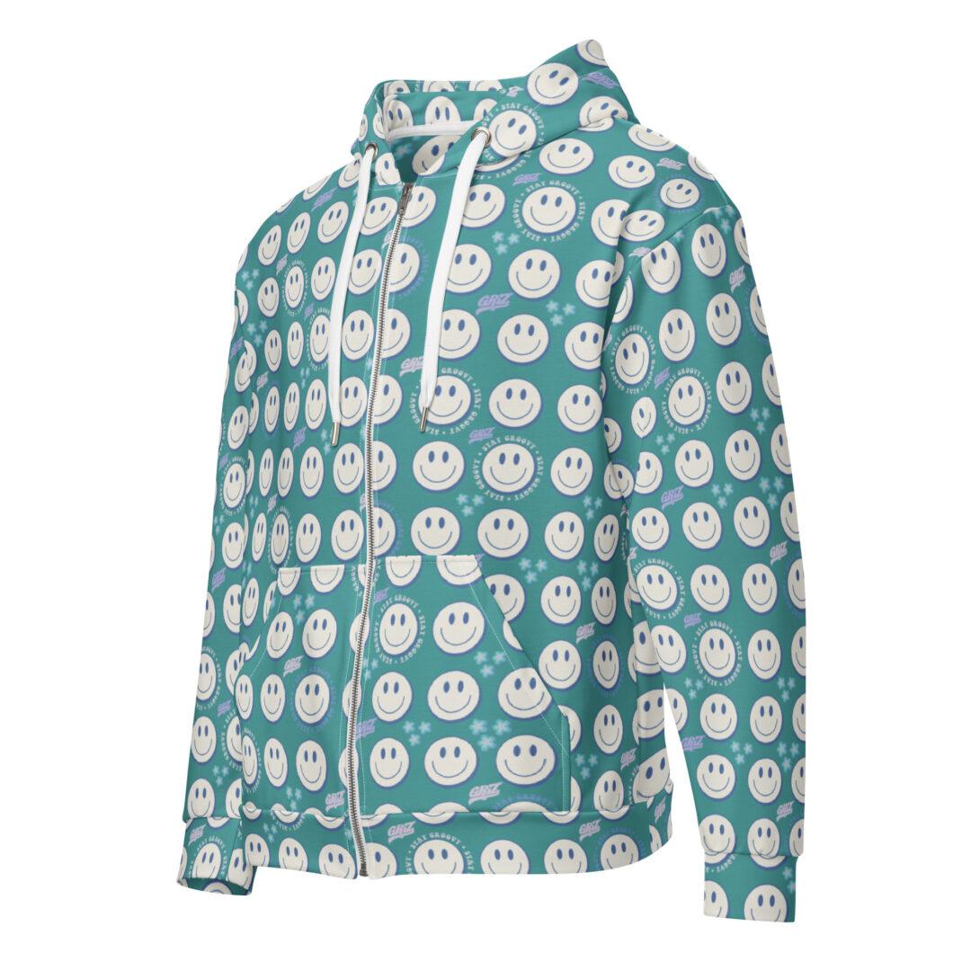 Griz Dipped Dotz Zip Hoodie | EDM Festival Sweater - Image 4