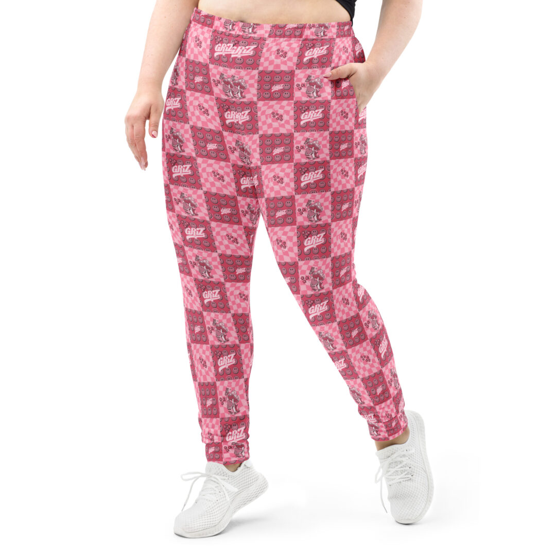 Griz Checkers on Checkers Women's Joggers - Image 4