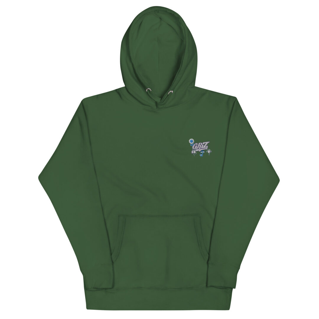 Griz EDM DJ Dancing Frogs Custom Embroidery Hoodie - Image 9