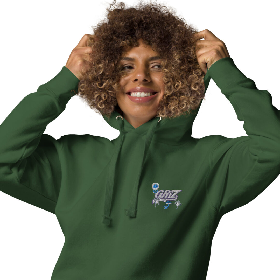 Griz EDM DJ Dancing Frogs Custom Embroidery Hoodie - Image 10