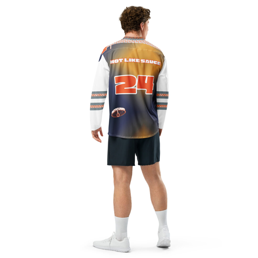 Pretty Lights NY Island Style EDM Custom Rave Hockey Jersey - Image 10