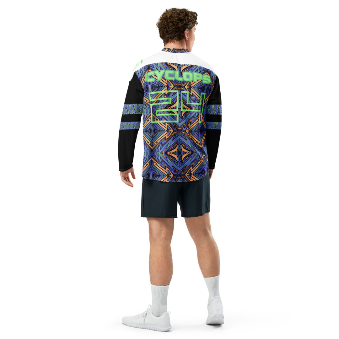 Subtronics EDM Custom Hockey Jersey Trippy Tesseract - Image 4