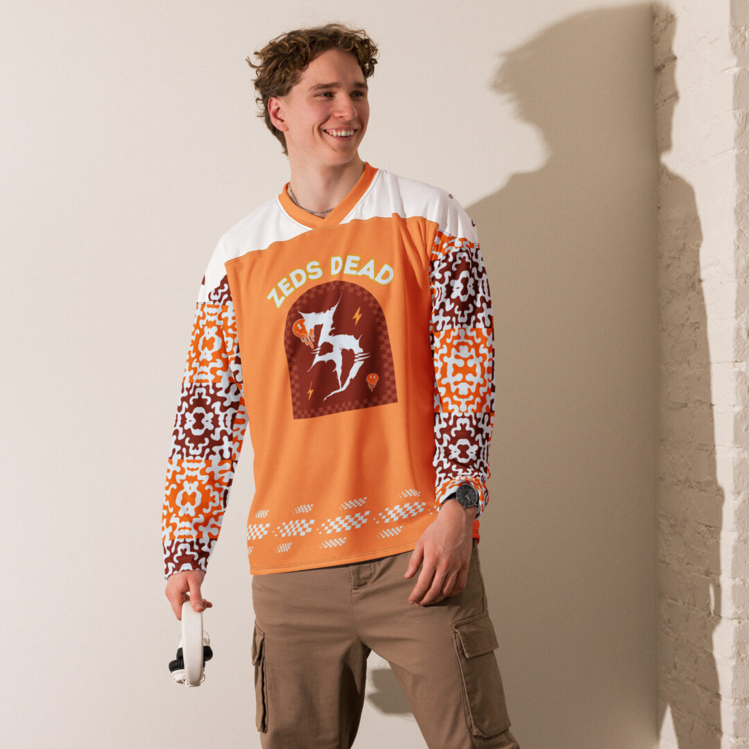 Zeds Dead Creamsicle Custom Rave Hockey Jersey - Image 7