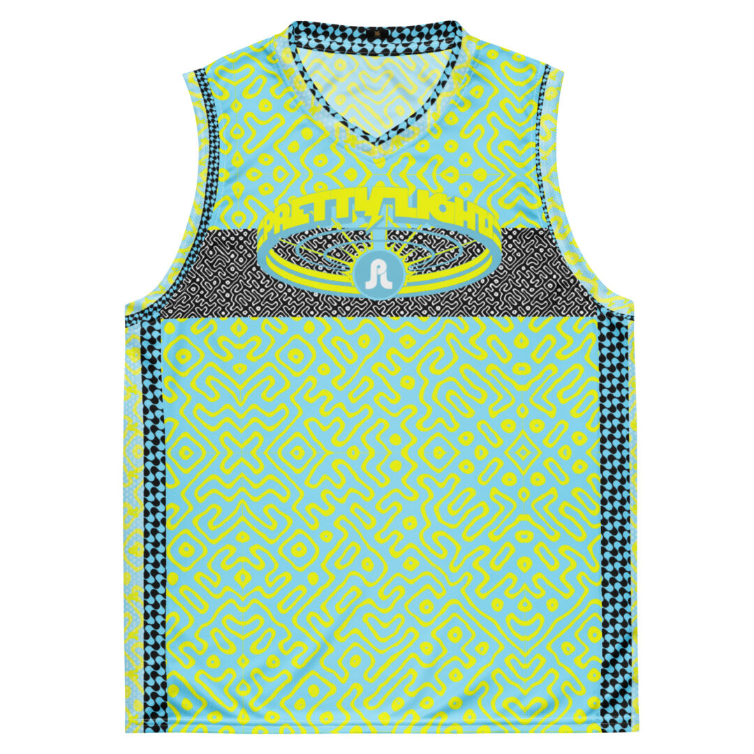 Pretty Lights Hot Like Sauce Custom EDM Basketball Rave Jersey - Image 3