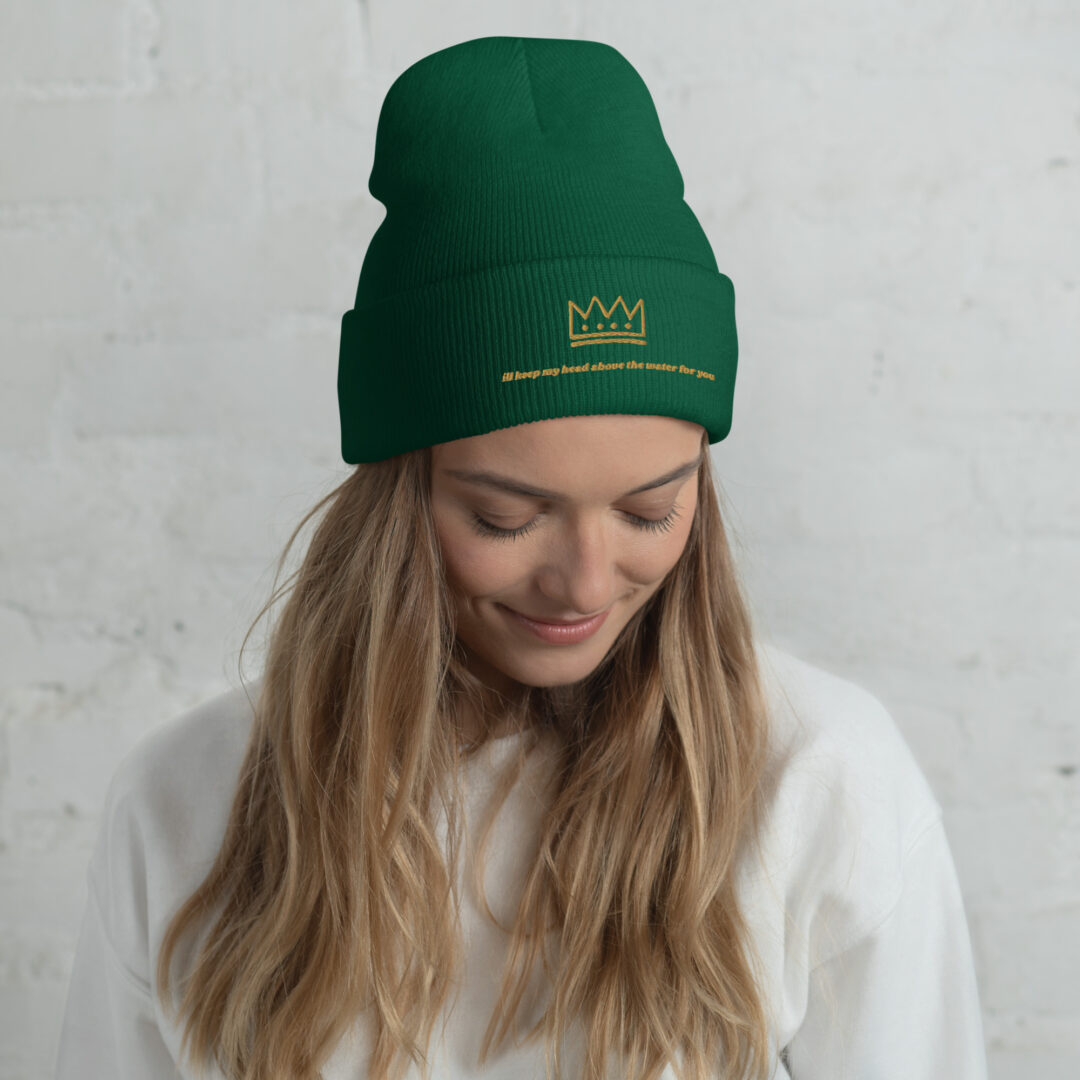 Charlesthefirst for now embroidery custom lyric beanie - Image 4
