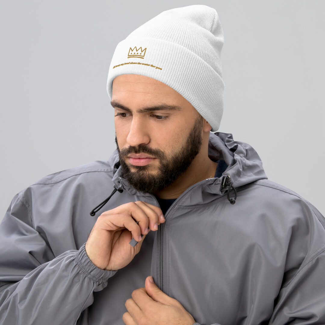 Charlesthefirst for now embroidery custom lyric beanie - Image 13
