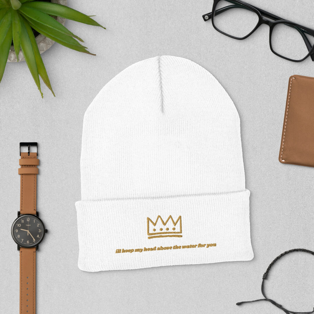 Charlesthefirst for now embroidery custom lyric beanie - Image 16